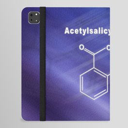 Acetylsalicylic acid, aspirin, Structural chemical formula iPad Folio Case