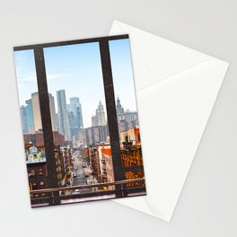 New York City Window Views Stationery Card