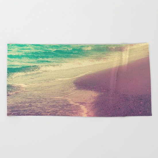 Beach Waves II - Keep Calm and Dream On Beach Towel