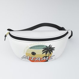 Surfing Paradise California Fanny Pack