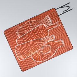 VASES 01: Terracotta Edition Picnic Blanket