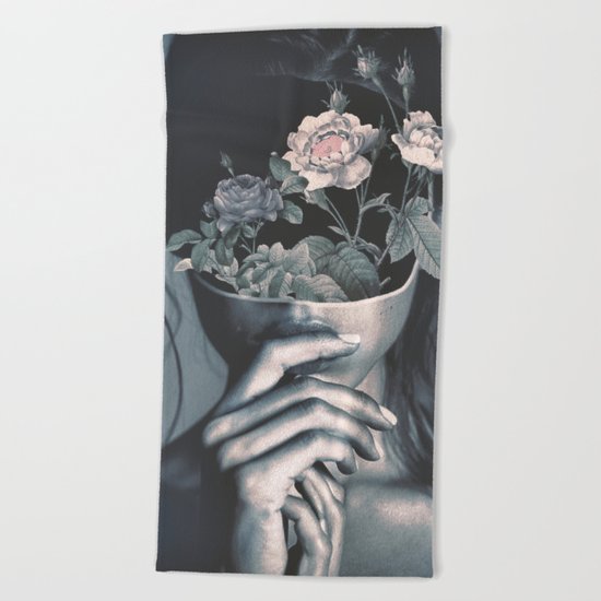 inner garden Beach Towel