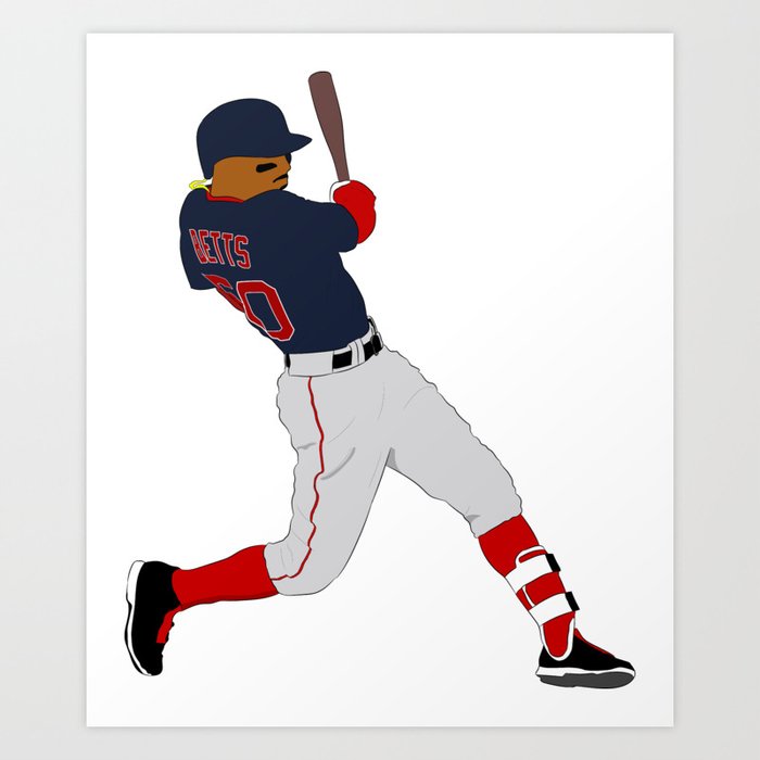Mookie Betts Art Print by sicksticks Society6