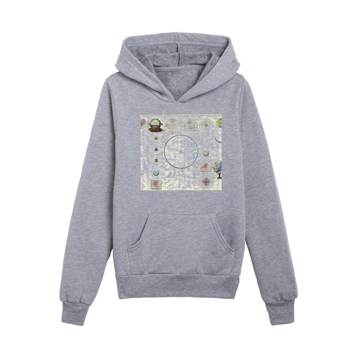 Astronomical map Kids Pullover Hoodie