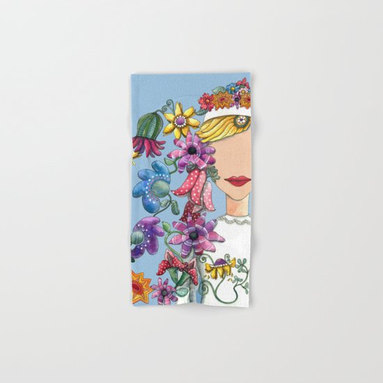 I Love the Flower Girl Hand & Bath Towel