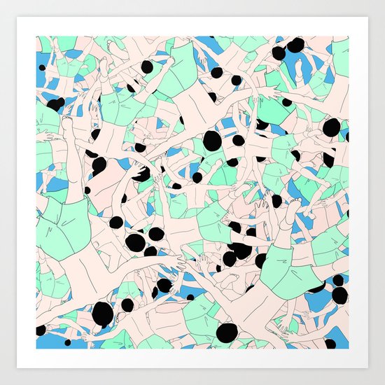FALL ASLEEP Art Print