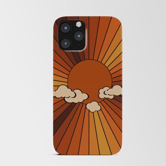 Retro Sunshine iPhone Card Case