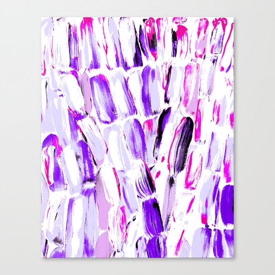Lavender Spring Sugarcane Canvas Print