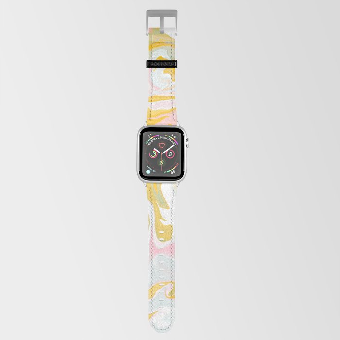 Pretty digitally created marble design Apple Watch Band