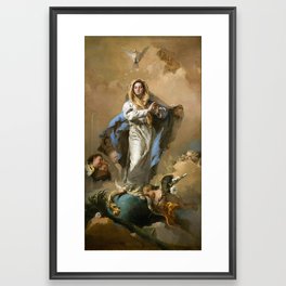 The Immaculate Conception by Giovanni Battista Tiepolo (c 1768) Framed Art Print