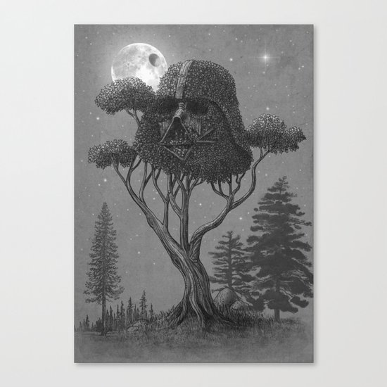 Dark Side of The Forest Canvas Print