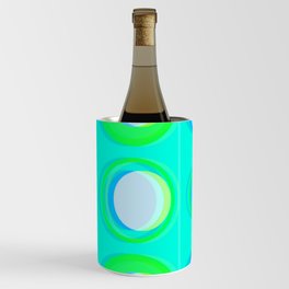 Mint Lime Circles Wine Chiller
