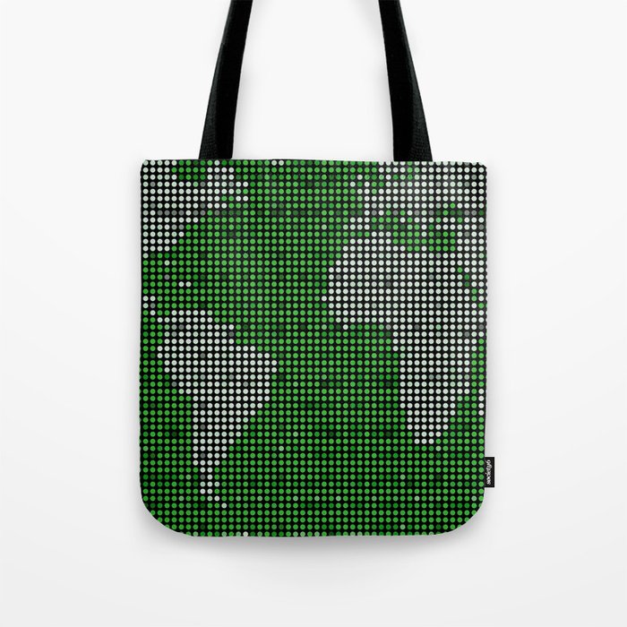 green map Tote Bag