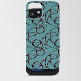 The Shoelace Salsa in Blue iPhone Card Case