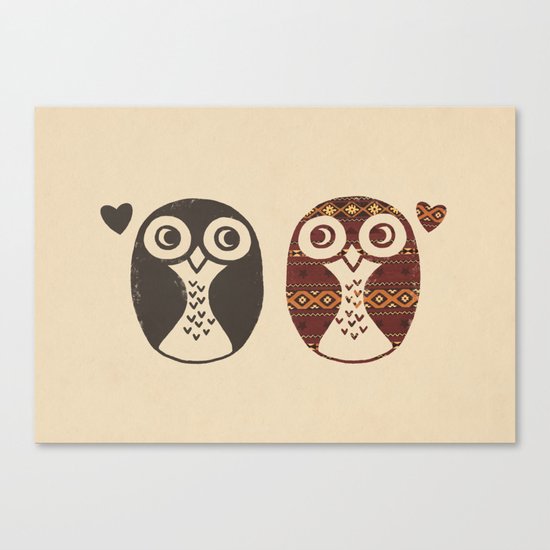 Opposites Attract Canvas Print