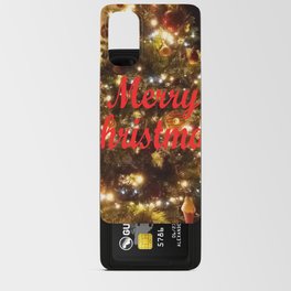 Christmas Tree Merry Christmas Greeting Android Card Case