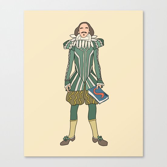 Outfit of Shakespeare Canvas Print