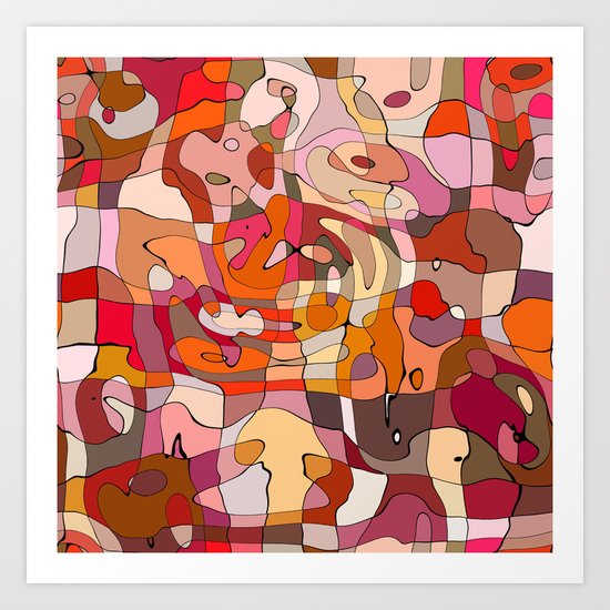 ABSTRACTION Art Print