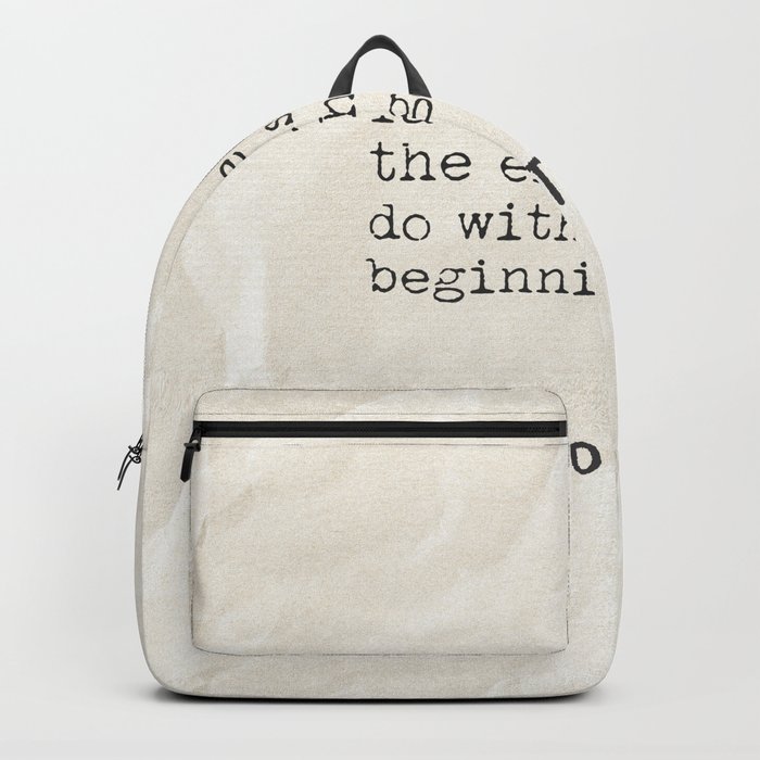 Lao Tzu thoughts Backpack