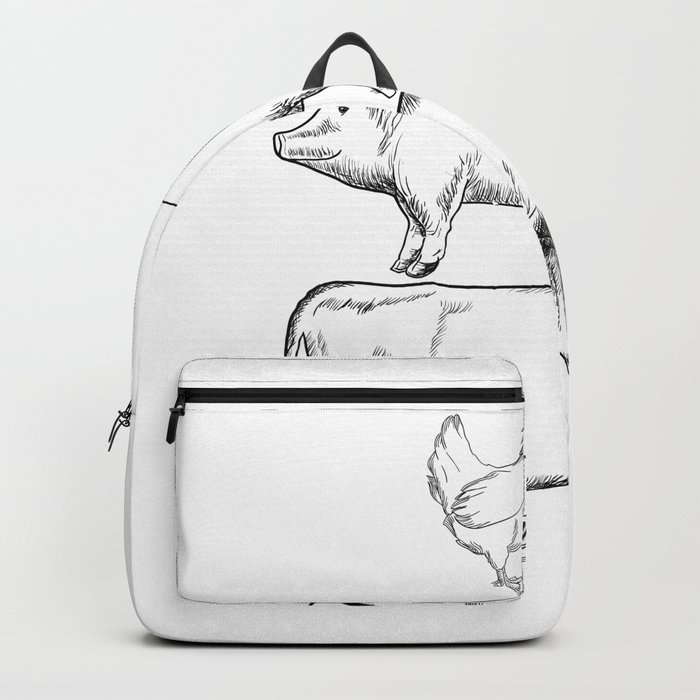 The best Funny Farm Animals For Farmers Backpack by Aombin Society6