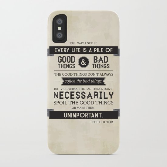 Good Things & Bad Things iPhone Case
