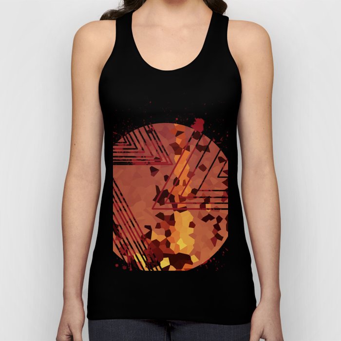 Polygons of a Photograph Tank Top