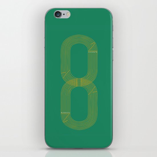Eight track - runners never quit iPhone & iPod Skin