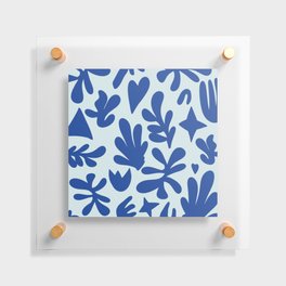 Matisse cutouts blue Floating Acrylic Print