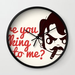 Are you talking to me? Wall Clock