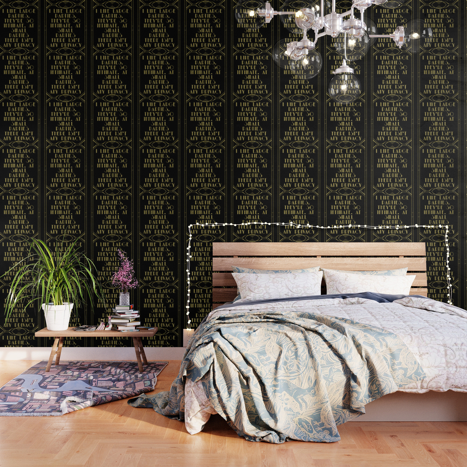 I Like Large Parties The Great Gatsby Wallpaper By Peggieprints