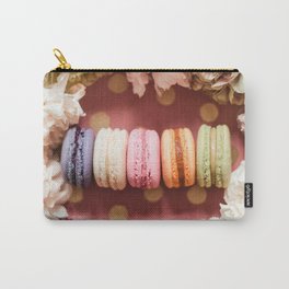 Sweet Pink French Macaroons Carry-All Pouch | Photo, Cooking, Macaron, Macaroon, Pastry, Bakery, Blushpink, Pastryshop, Blush, Flowers 