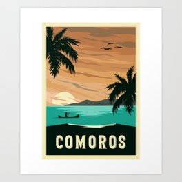 Comoros Art Print | Comorossurf, Comorosgifts, Comoroslover, Comorosbirthday, Comoros, Comoroshoneymoon, Comoroscool, Comorosocean, Comorosdesign, Comorosbeaches 