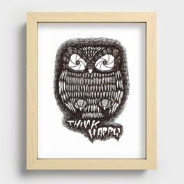'owl for allan' Recessed Framed Print