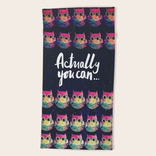 owl-22 Beach Towel