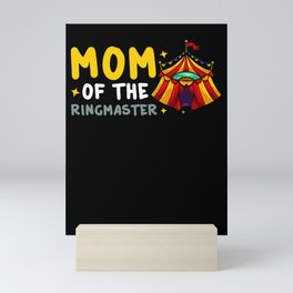 Circus Birthday Party Mom Theme Cake Ringmaster Mini Art Print