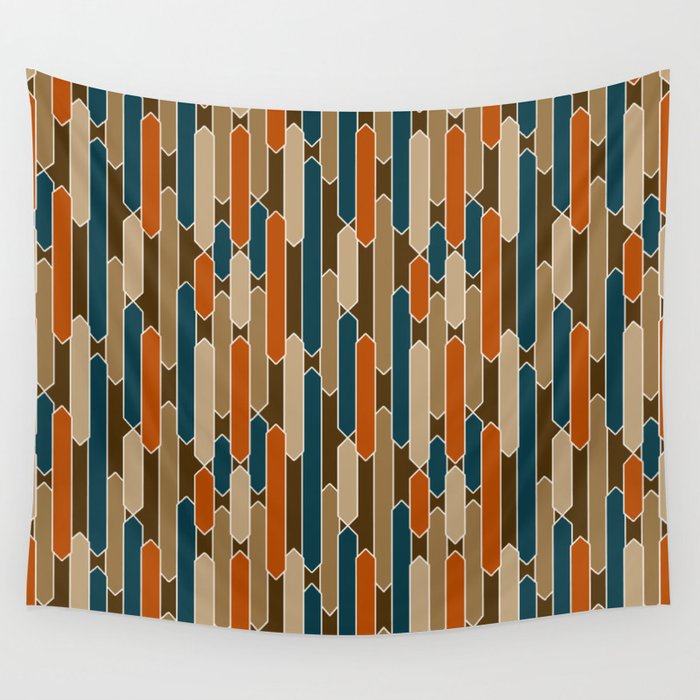 Burnt orange tapestry sales