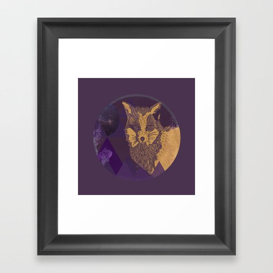 Foxy Framed Art Print