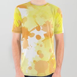 paint drops All Over Graphic Tee
