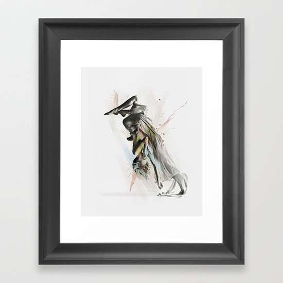 Drift Contemporary Dance Two Framed Art Print
