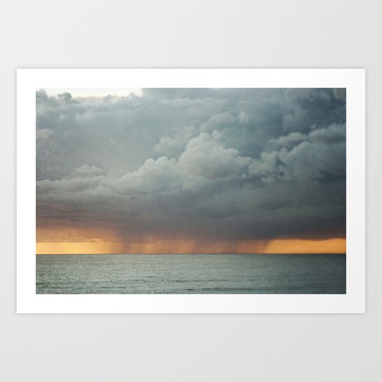 Sunset Storm Art Print