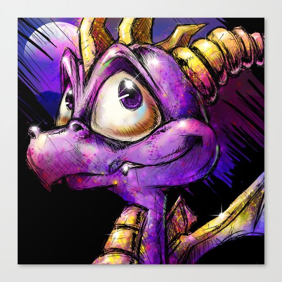 Spyro the Dragon Canvas Print
