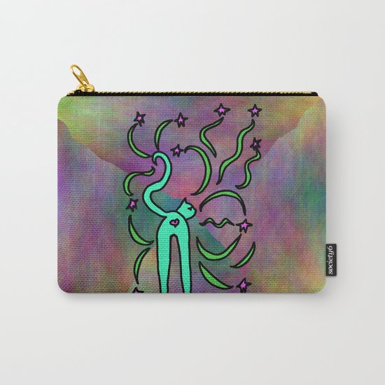 Cat's Heart Butt Carry-All Pouch