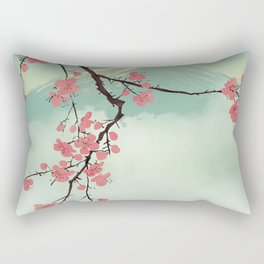 Cherry blossom and mountain 01 Rectangular Pillow
