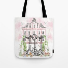 Christmas at the Chateau Tote Bag