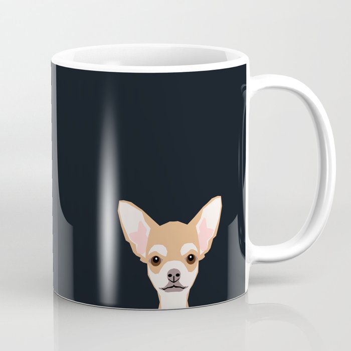 Misha - Chihuahua art print phone case gift for dog owner and dog people Coffee Mug