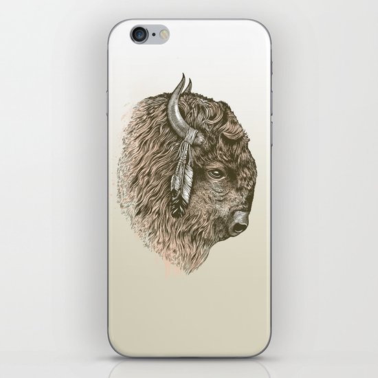 Buffalo Portrait iPhone & iPod Skin