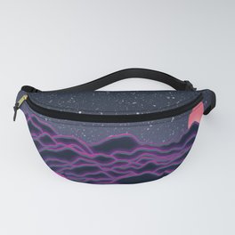Neon Moonscape Fanny Pack
