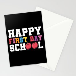 Happy First Day School Stationery Card