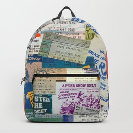 Concert Ticket Stub Backstage Passes - The Boss Backpack