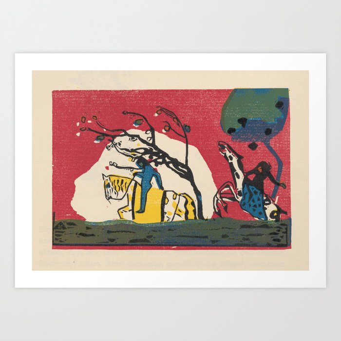 Kandinsky woodcut deals